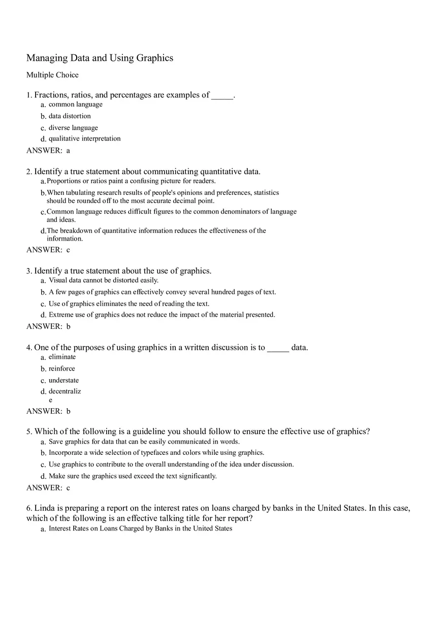 Managing Data and Using Graphics - Page 1