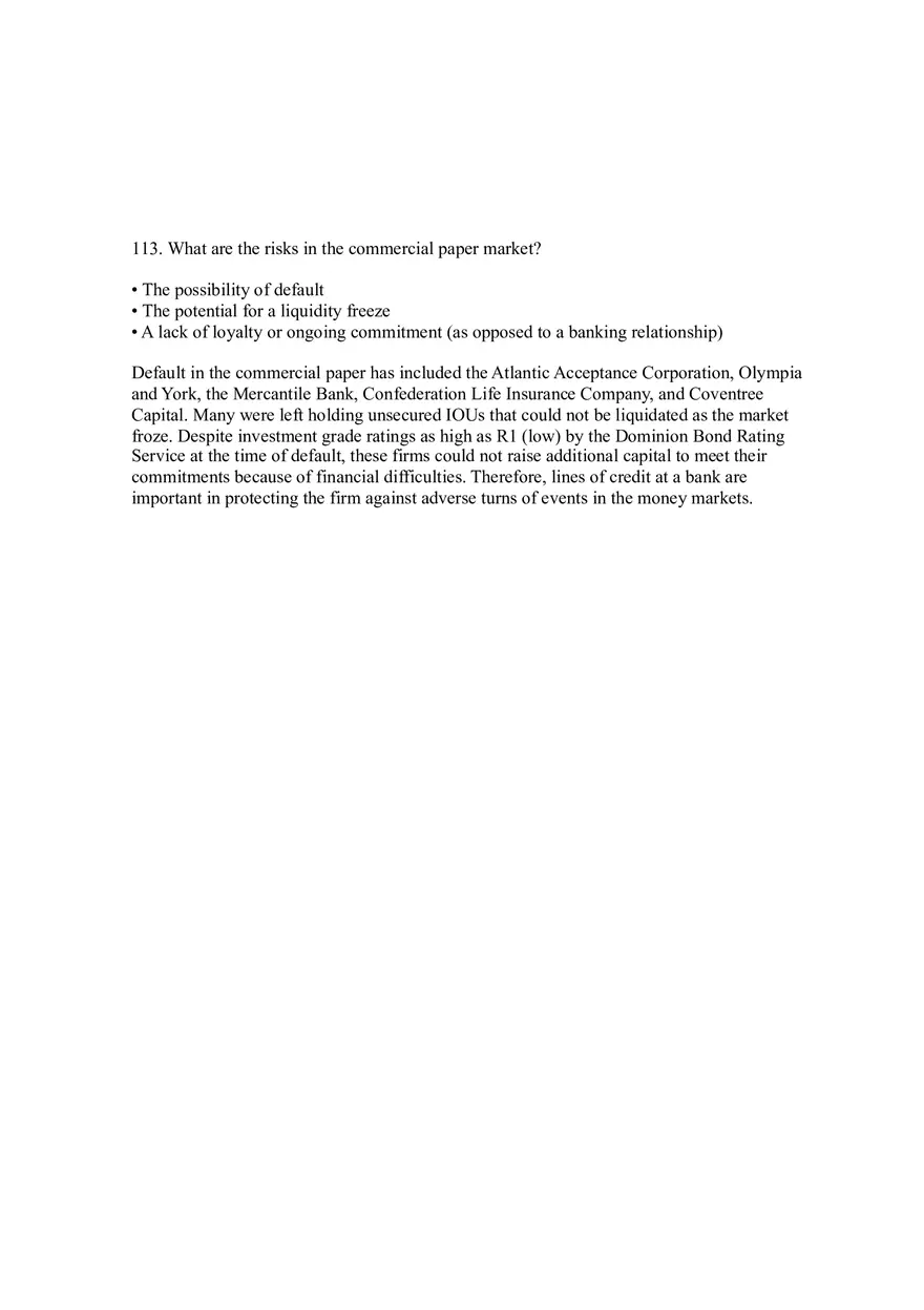 Sources of Short-Term Financing Answer Key 4 - Page 8