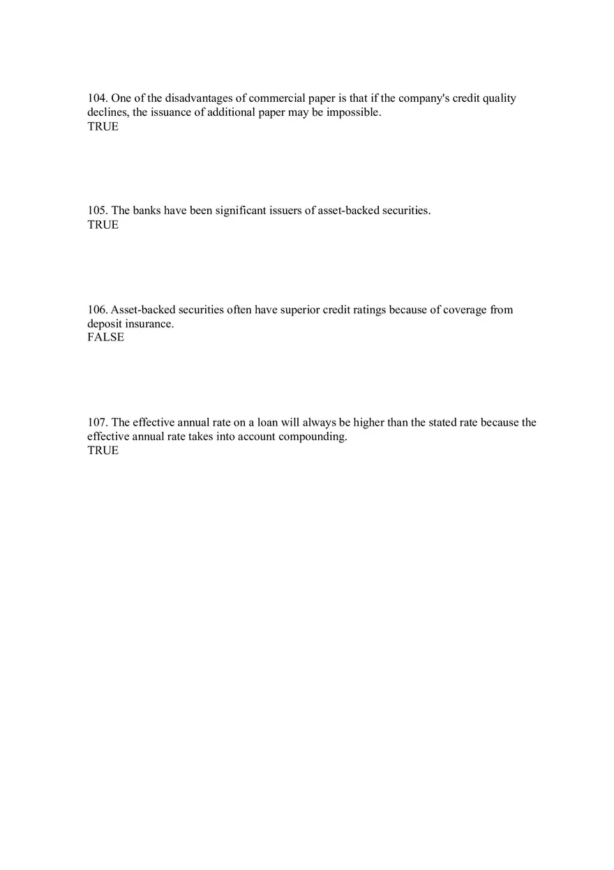 Sources of Short-Term Financing Answer Key 4 - Page 5