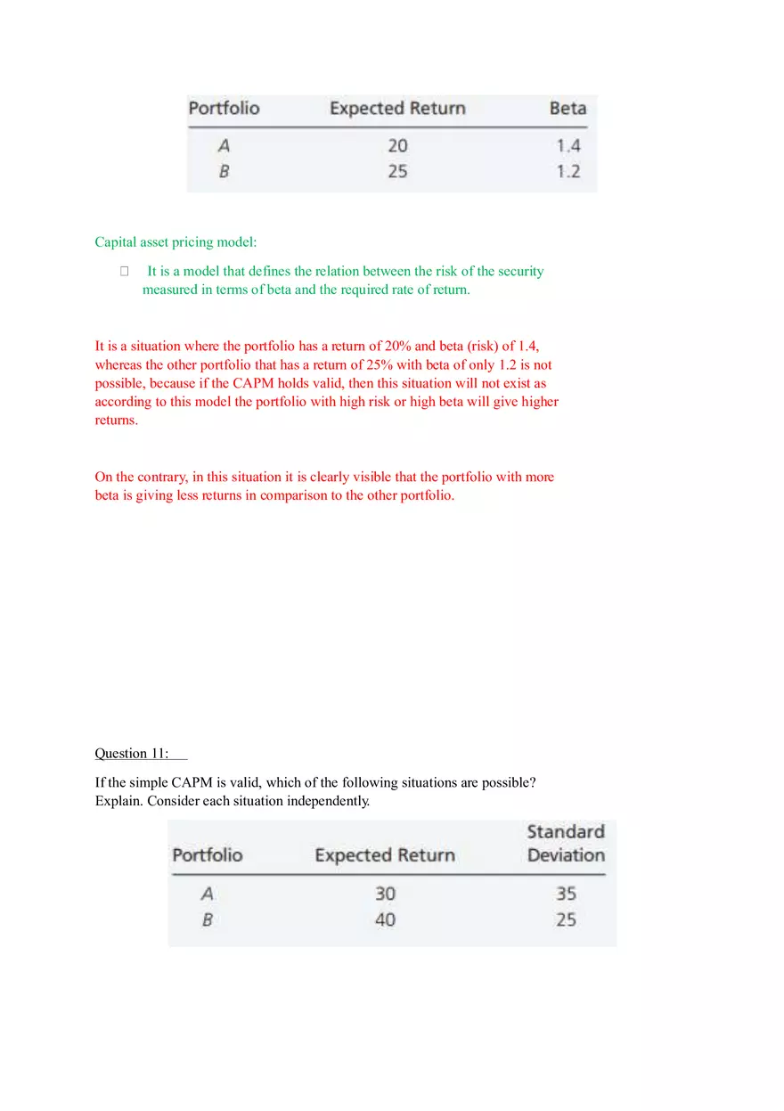 Capital Asset Pricing Model (Part 2) - Page 9