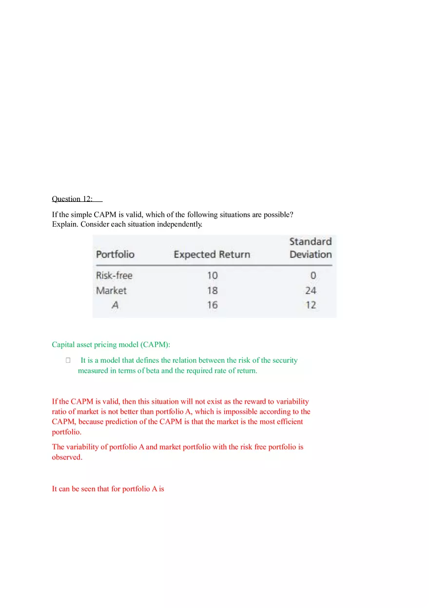 Capital Asset Pricing Model (Part 2) - Page 11