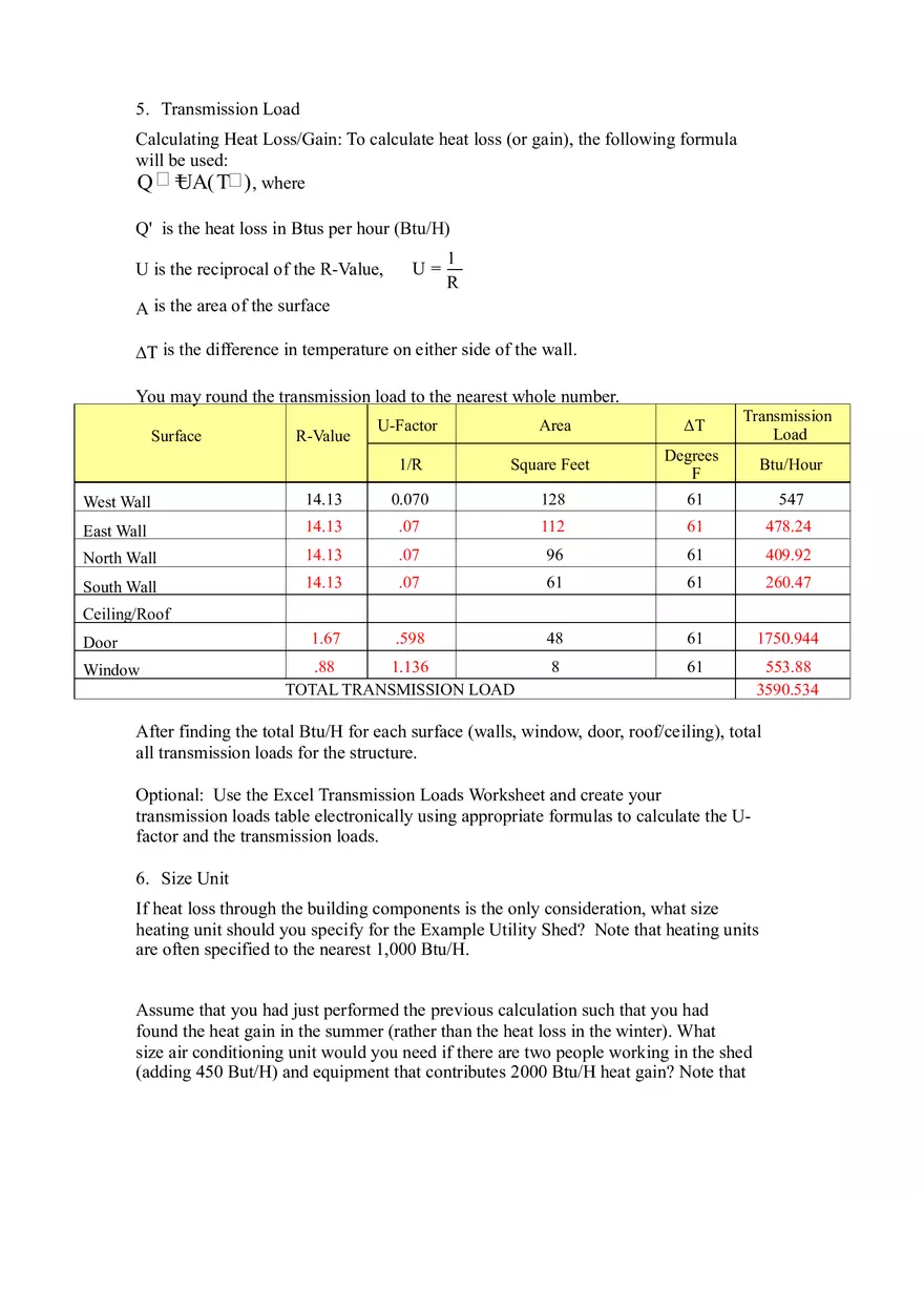Heat Loss and Gain - Page 4