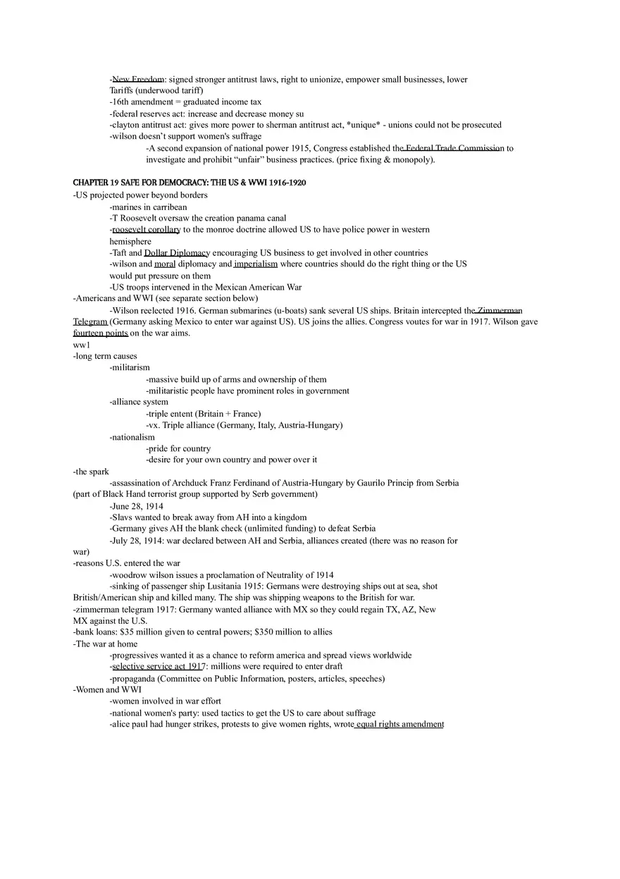 Progressive Era 1900-1906 Study Guide - Page 3