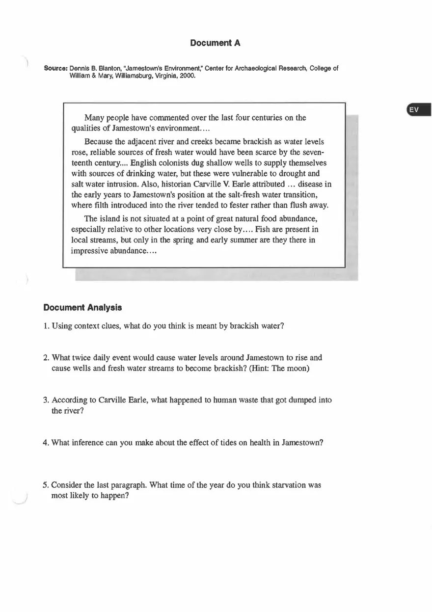 Early Jamestown - Why did so Many Colonists Die Part 1 - Page 6