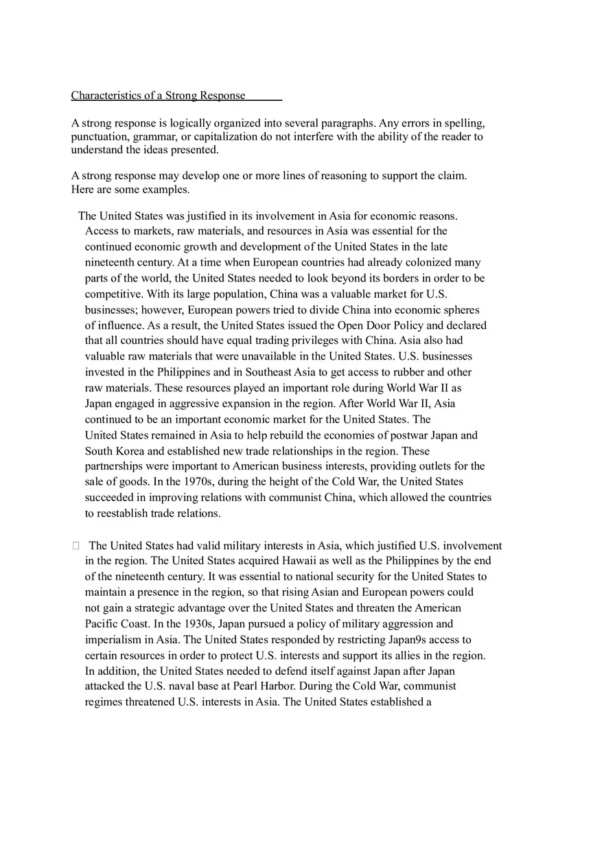 U.S. History Practice Test Part 2 - Page 9