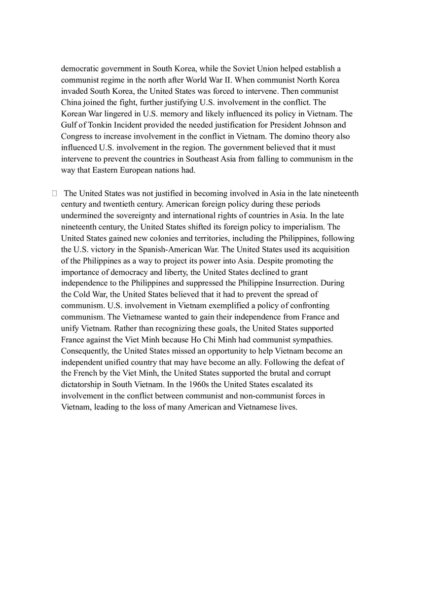 U.S. History Practice Test Part 2 - Page 10