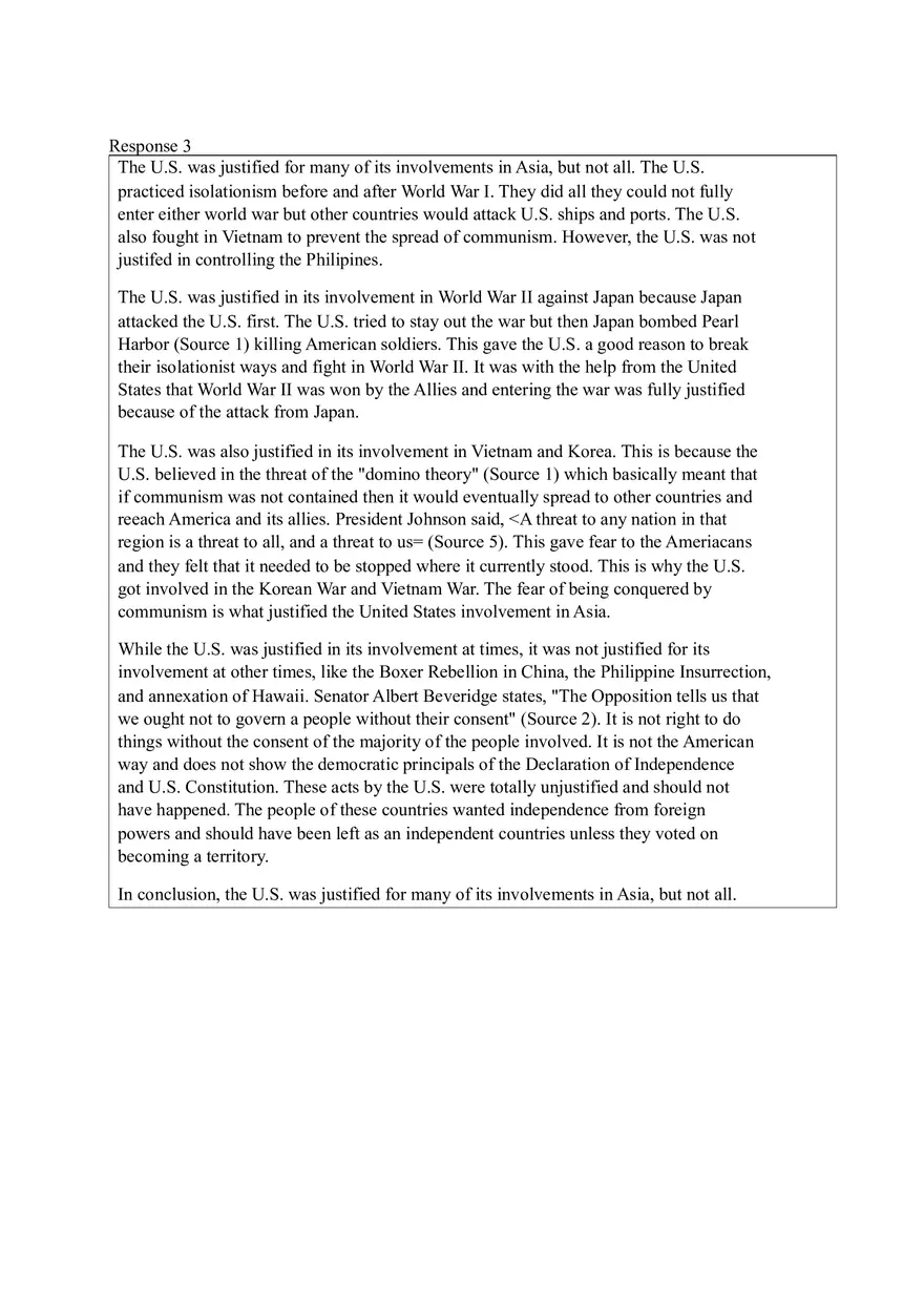 U.S. History Practice Test Part 3 - Page 8