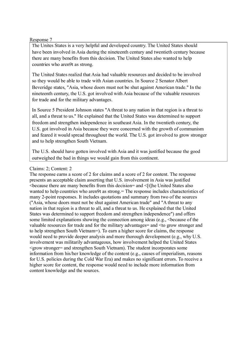 U.S. History Practice Test Part 3 - Page 14