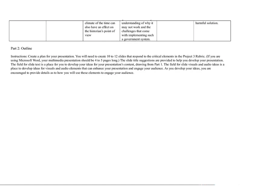 Multimedia Presentation Planning - Page 2
