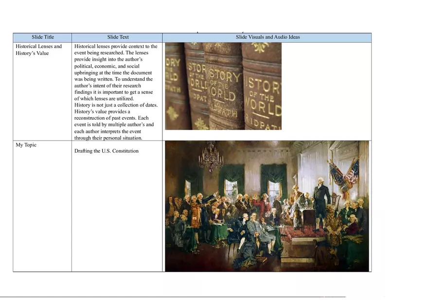 Multimedia Presentation Planning - Page 3