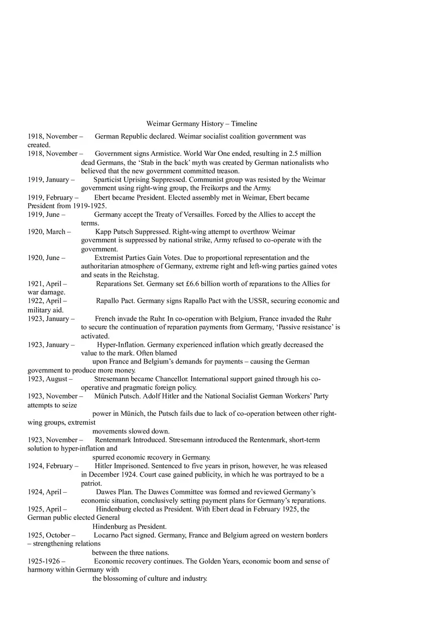 German History 1919-1945 - Page 2