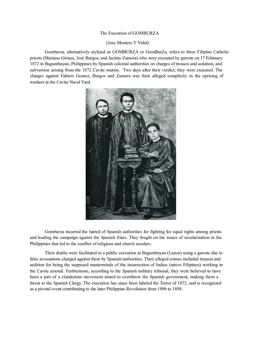 The Execution of Gomburza - Page 1