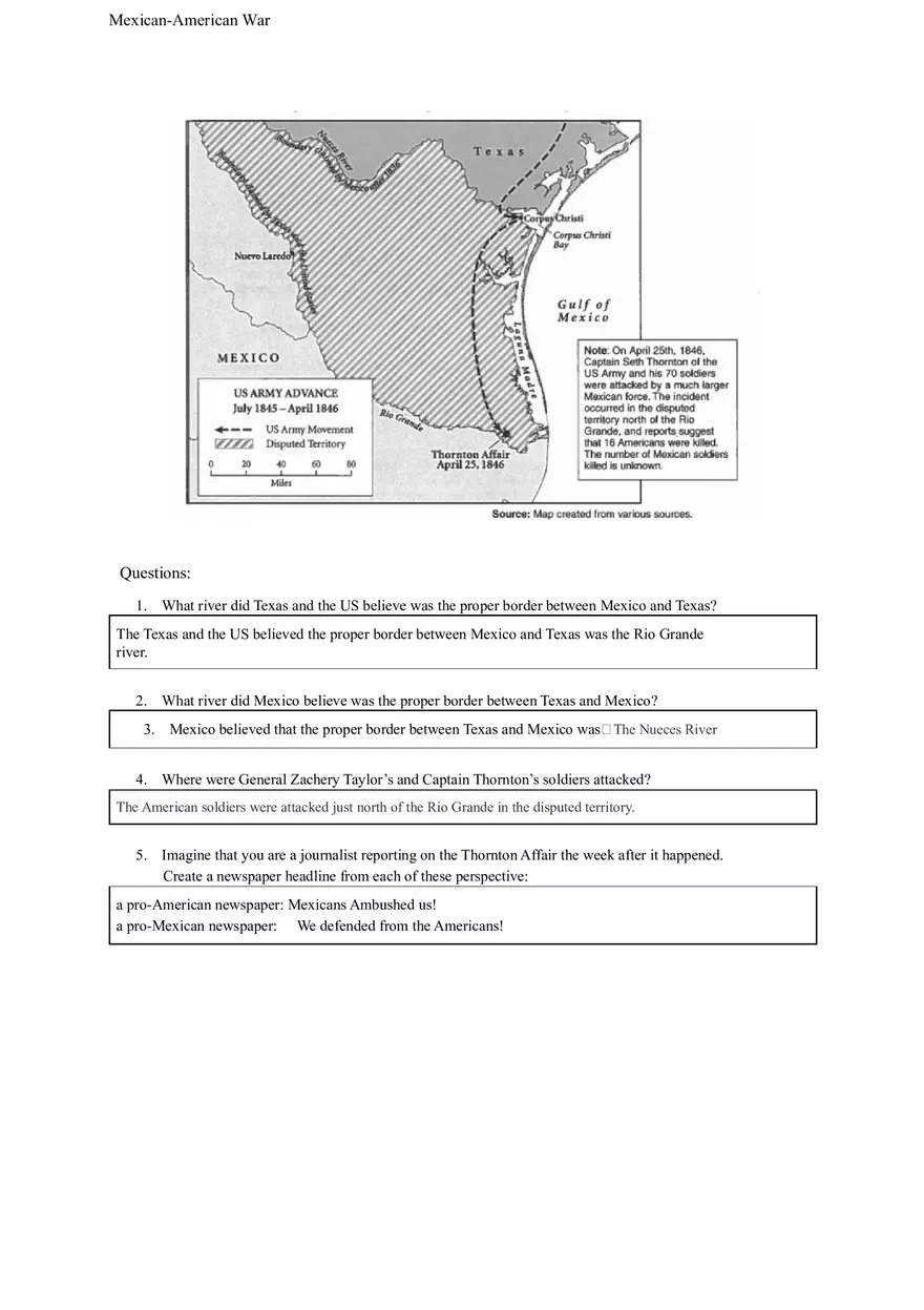 Mexican-American War - Page 1