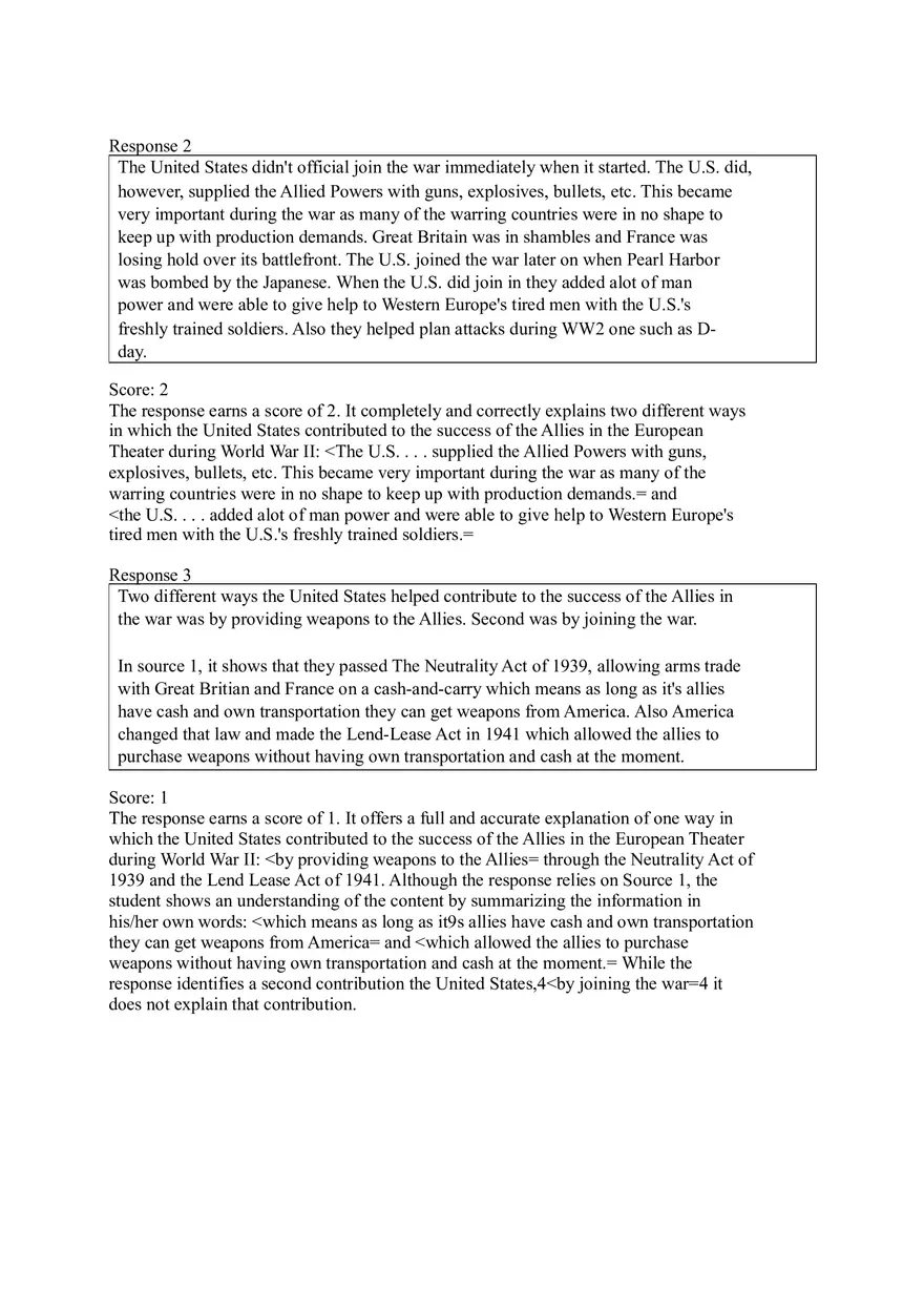 U.S. History Practice Test Part 1 - Page 11