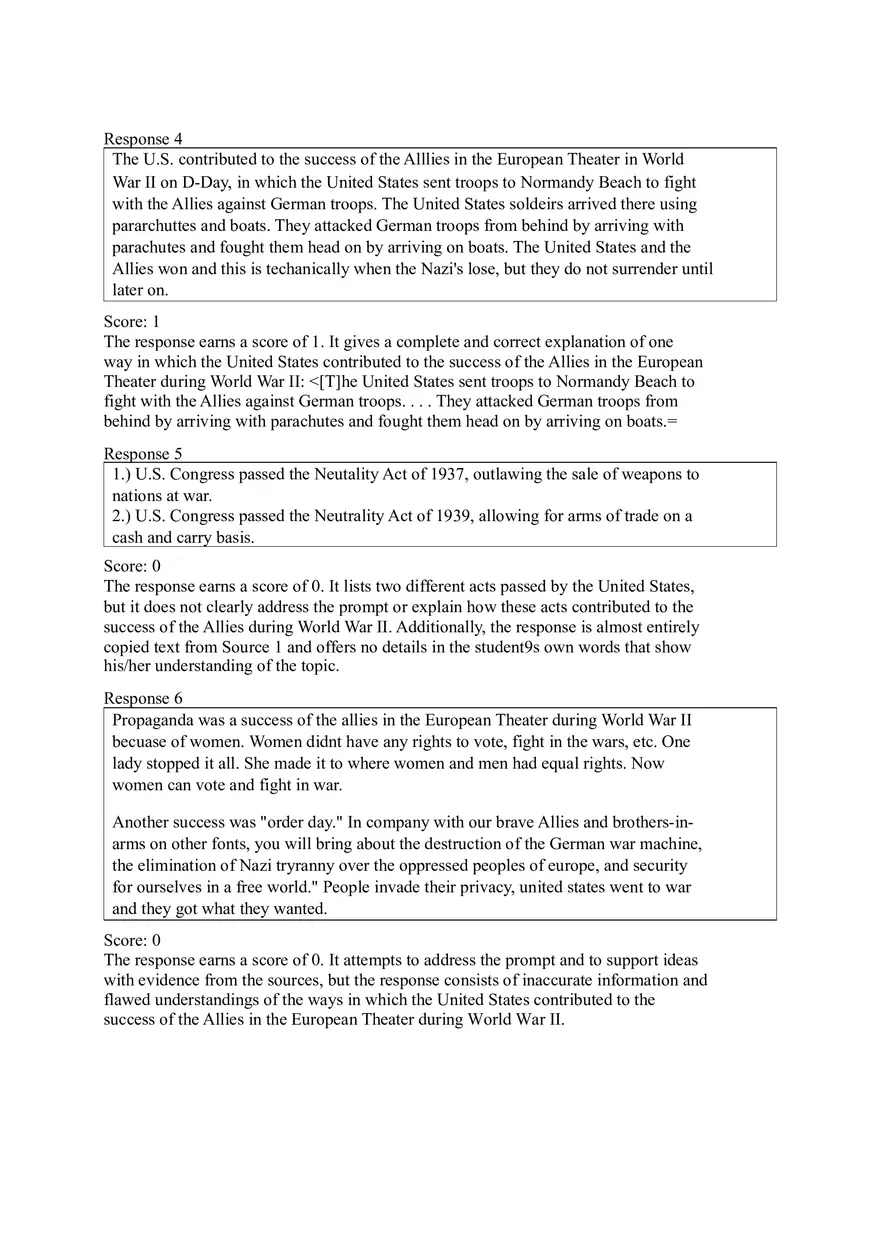 U.S. History Practice Test Part 1 - Page 3