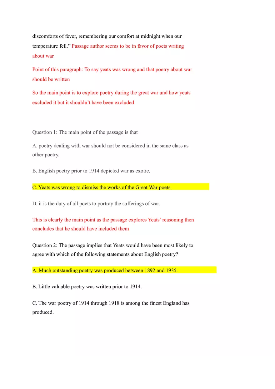 The Oxford Book of Modern Verse and W.B. Yeats' Rejection of War Poetry - Page 7