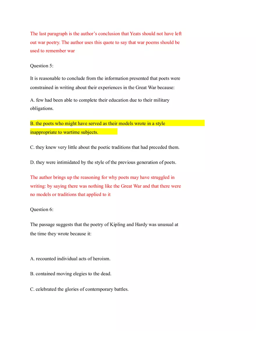 The Oxford Book of Modern Verse and W.B. Yeats' Rejection of War Poetry - Page 9