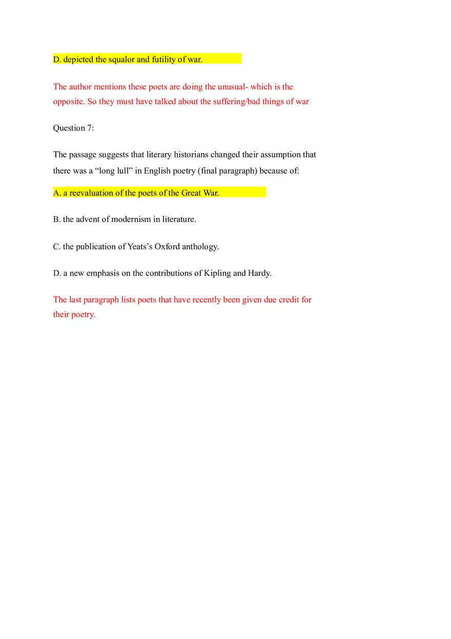 The Oxford Book of Modern Verse and W.B. Yeats' Rejection of War Poetry - Page 10