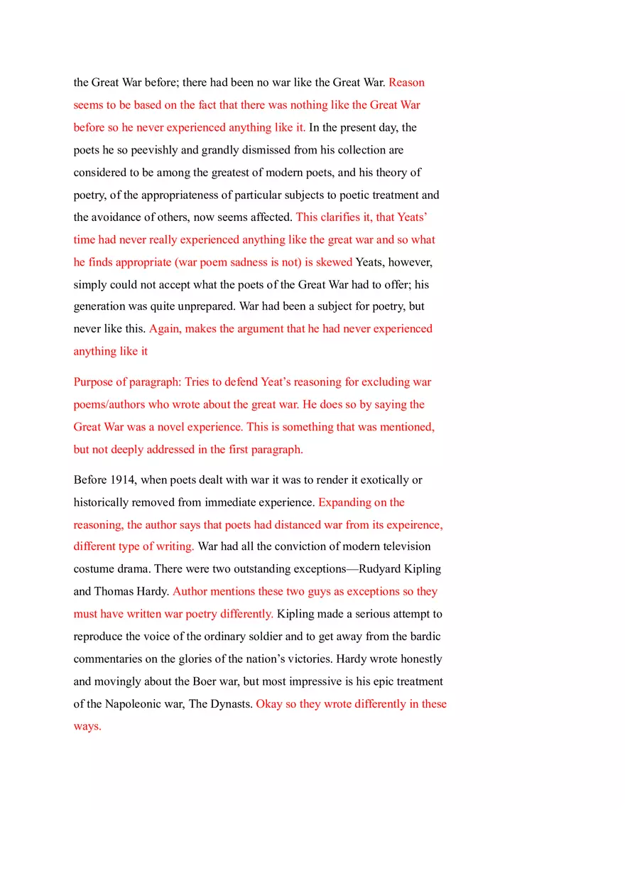 The Oxford Book of Modern Verse and W.B. Yeats' Rejection of War Poetry - Page 2