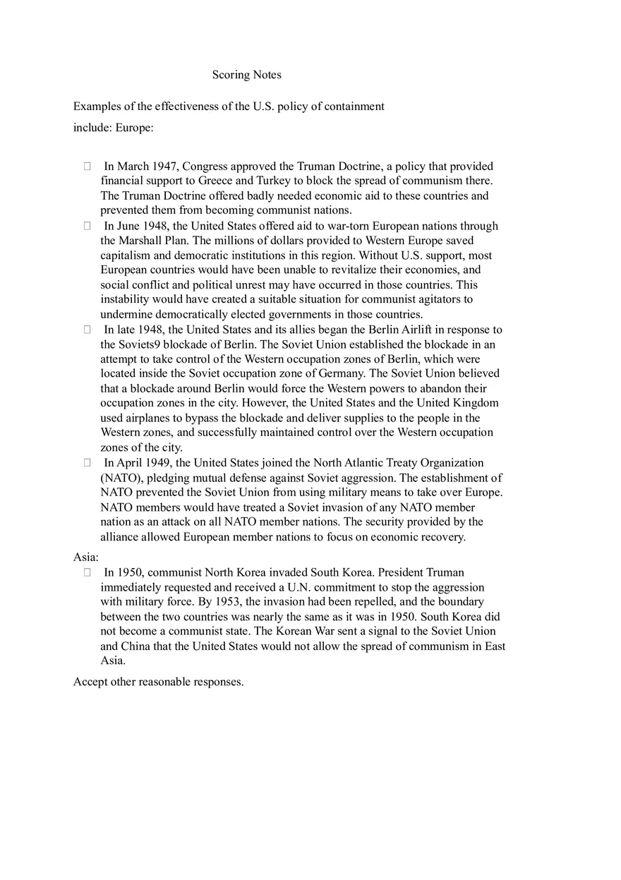 U.S. History Practice Test Part 4 - Page 7