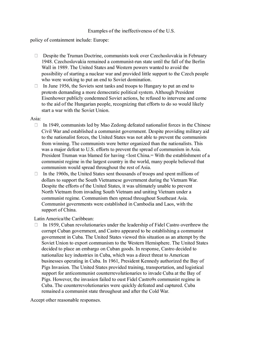U.S. History Practice Test Part 4 - Page 8