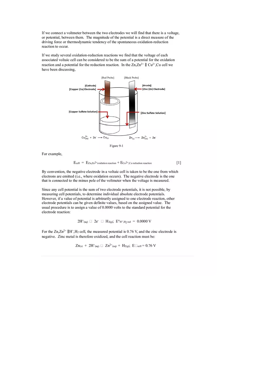 Voltaic Cell Measurements Guide - Page 3