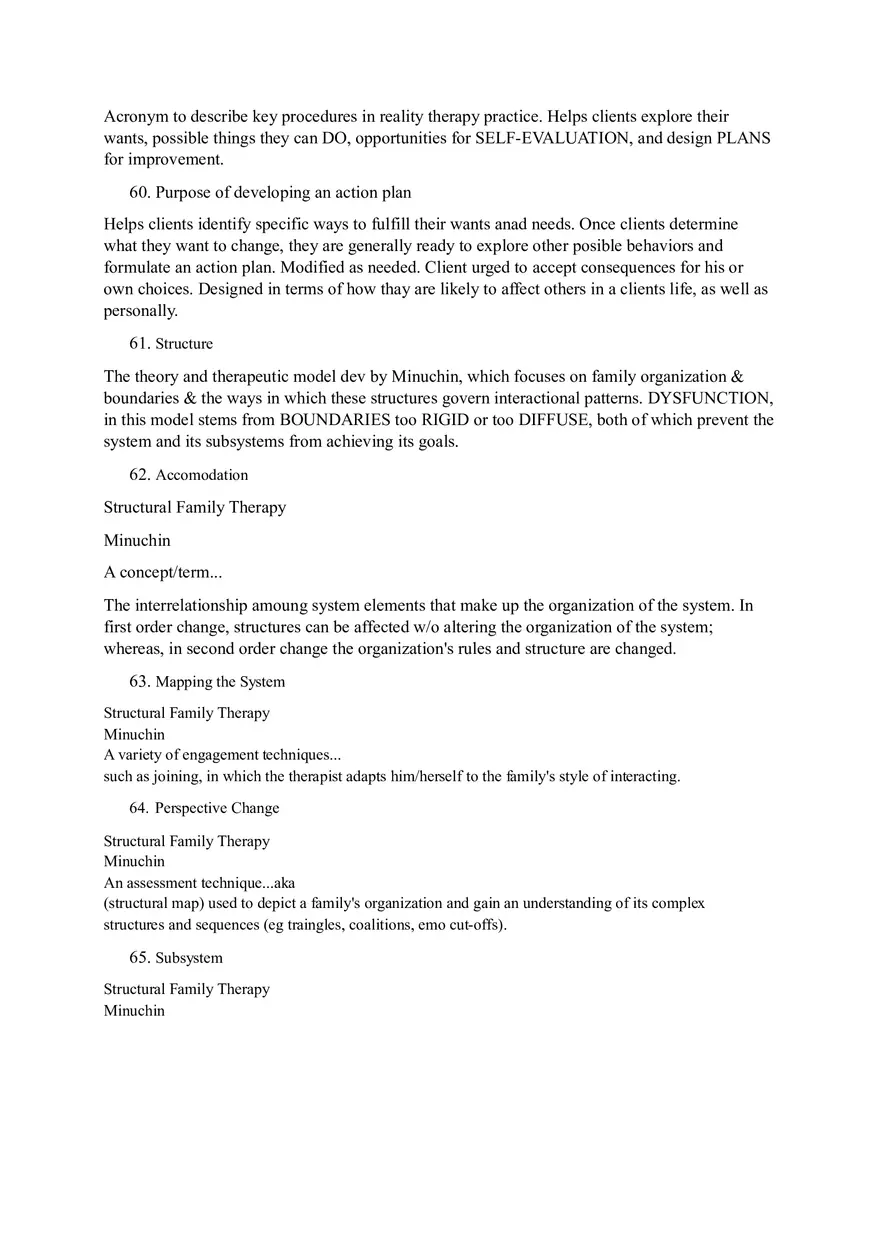 Family Therapy and Psychological Theories Quiz - Page 6