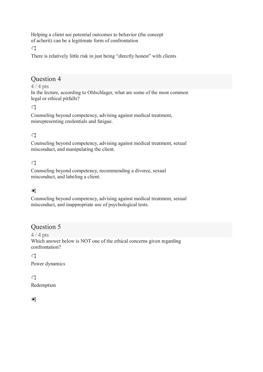 Confrontation, Redemption, Professional Identity, and Ethics - Page 8