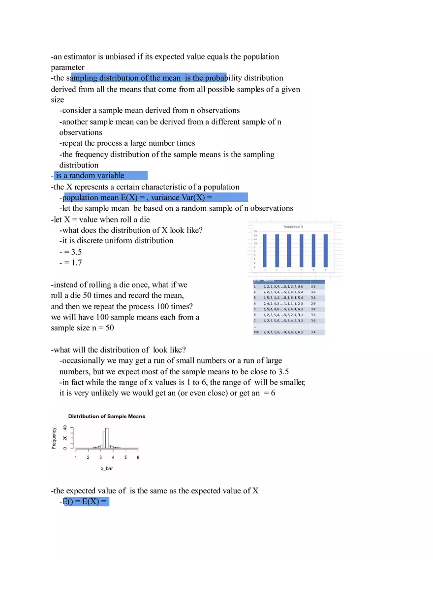 Sampling and Sampling Distribution - Page 2