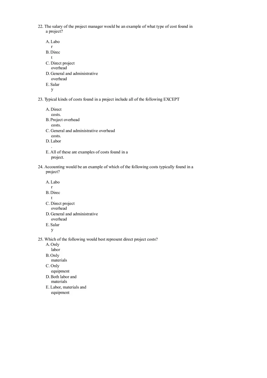 Project Management - Estimating Project Times and Costs - Page 8