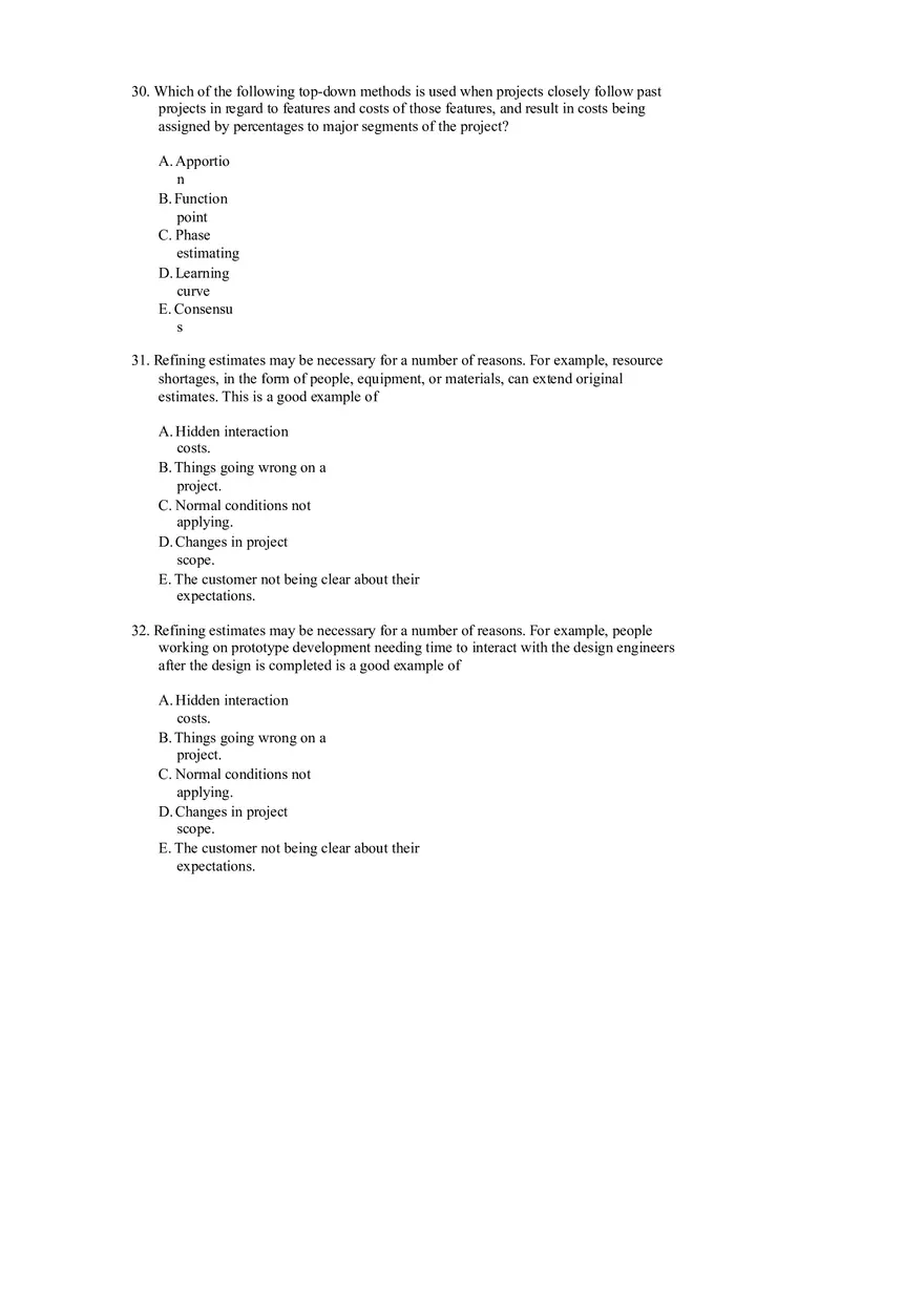 Project Management - Estimating Project Times and Costs - Page 10