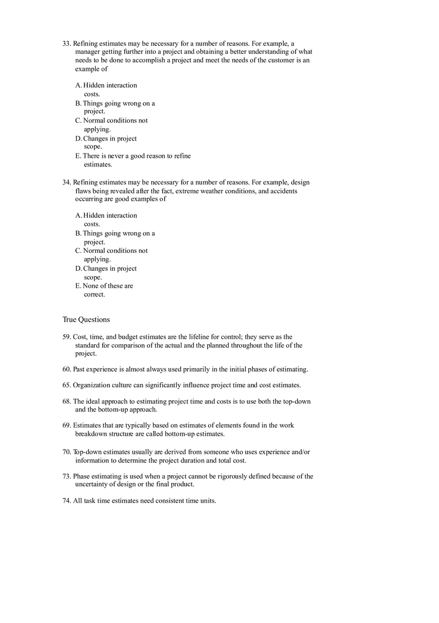 Project Management - Estimating Project Times and Costs - Page 11