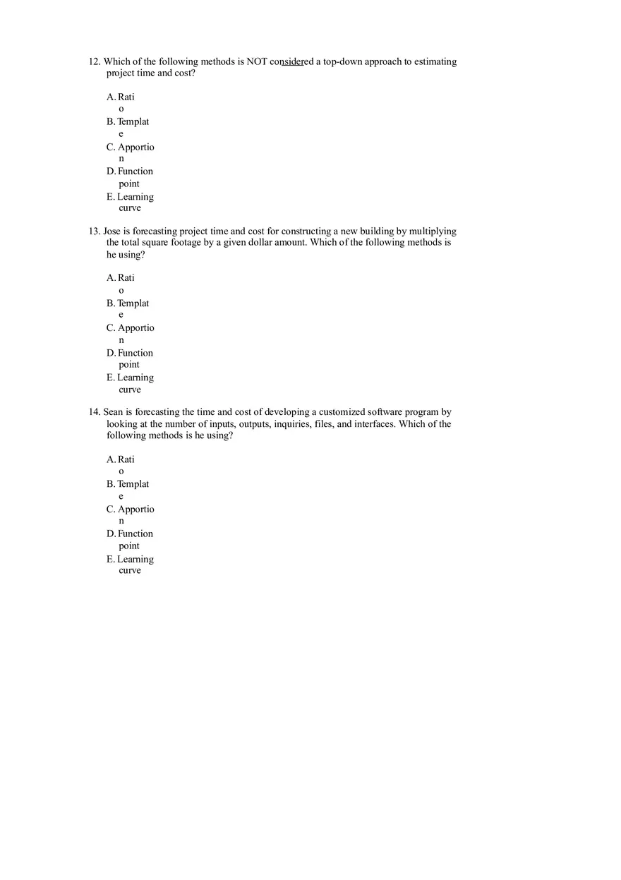 Project Management - Estimating Project Times and Costs - Page 5