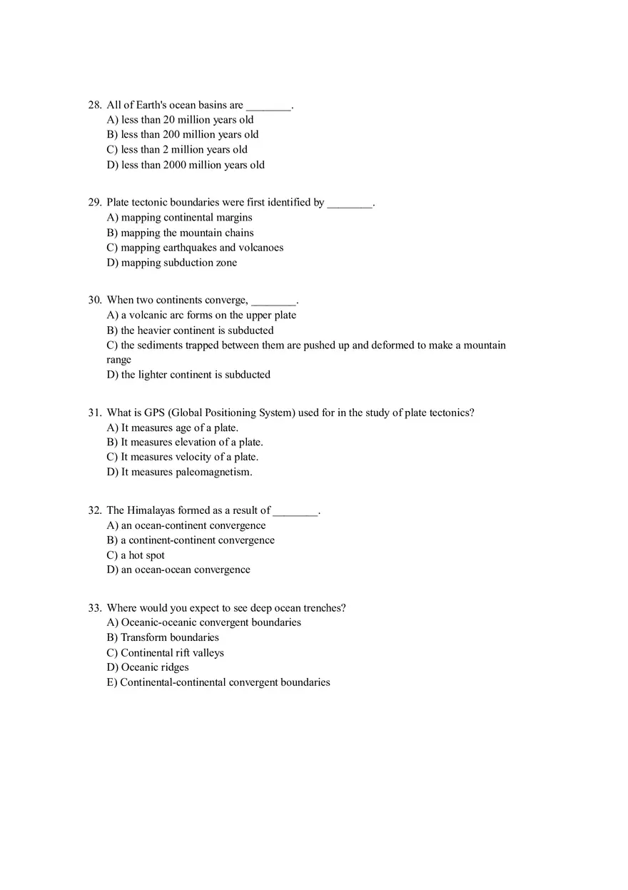 Which Ocean Formed As a Direct Result of the Breakup of Pangaea - Page 4
