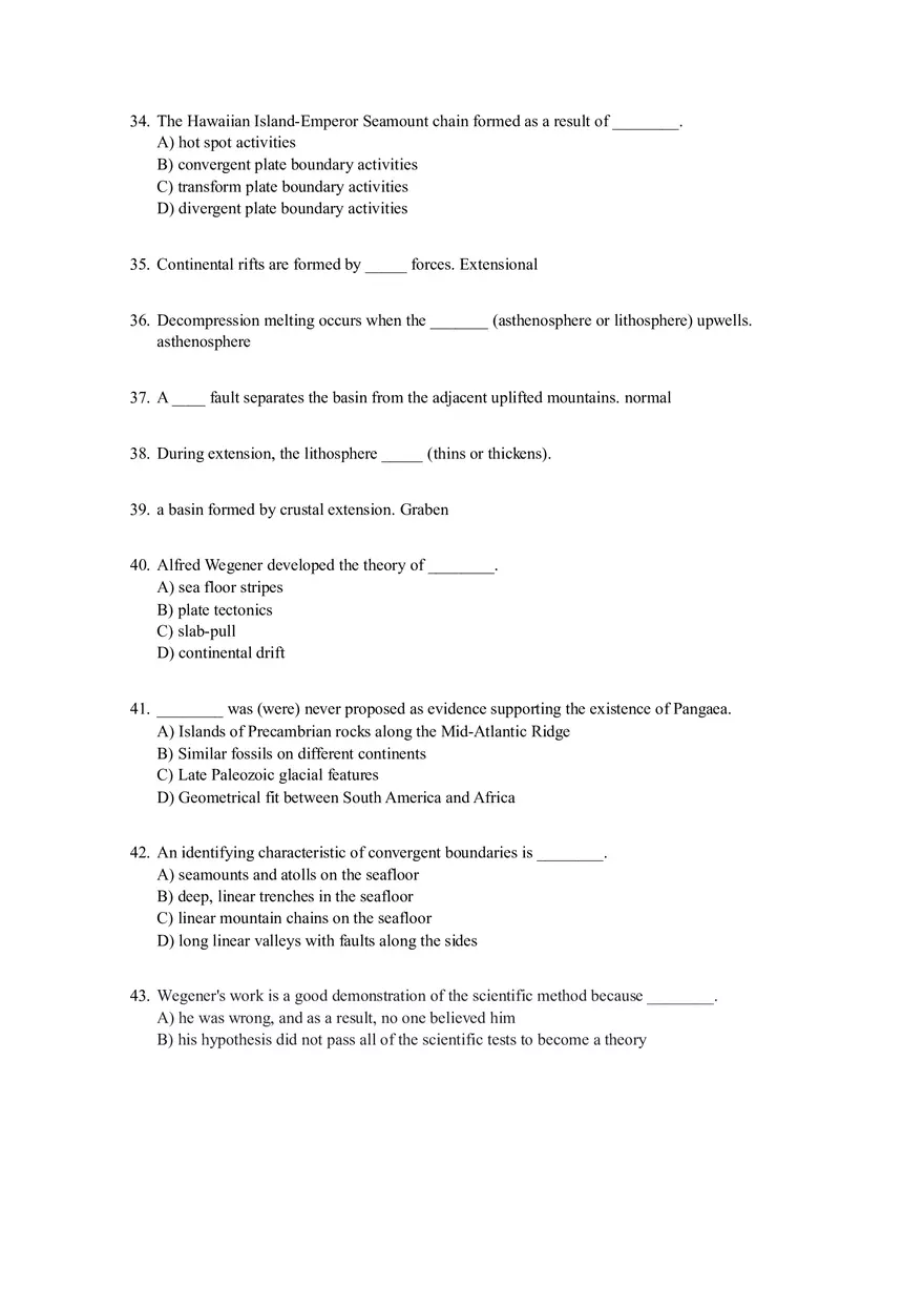 Which Ocean Formed As a Direct Result of the Breakup of Pangaea - Page 5