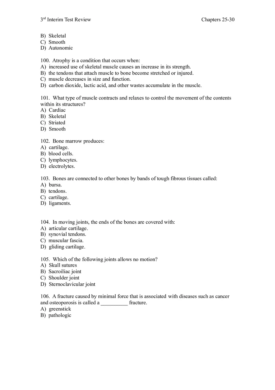 3rd Interim Test Review Chapters 25-30 - Page 8