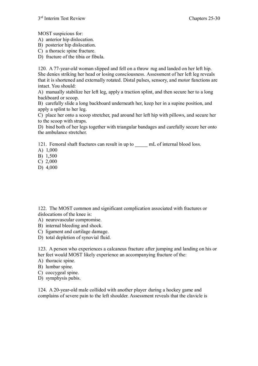 3rd Interim Test Review Chapters 25-30 - Page 11