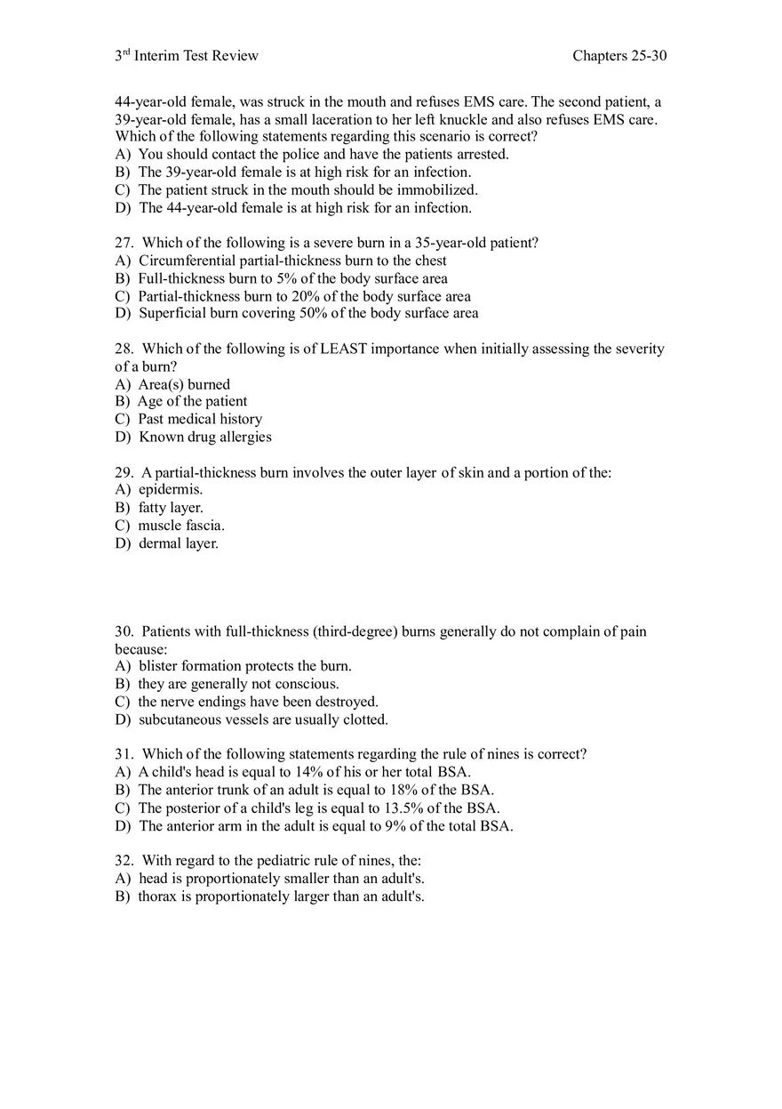 3rd Interim Test Review Chapters 25-30 - Page 15