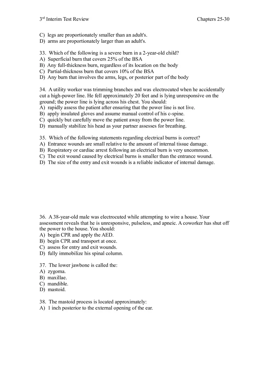 3rd Interim Test Review Chapters 25-30 - Page 16