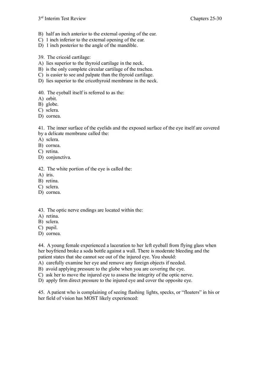 3rd Interim Test Review Chapters 25-30 - Page 17
