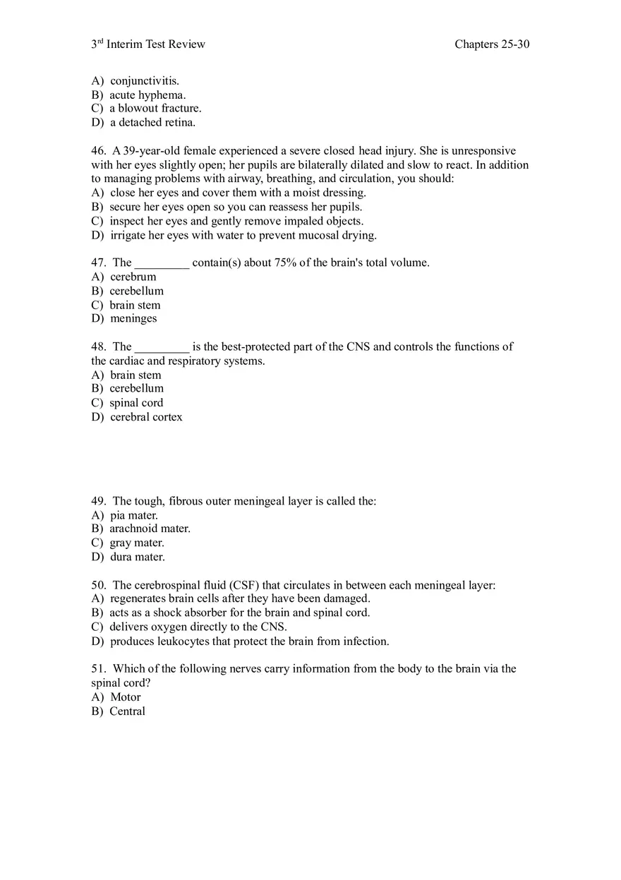3rd Interim Test Review Chapters 25-30 - Page 18