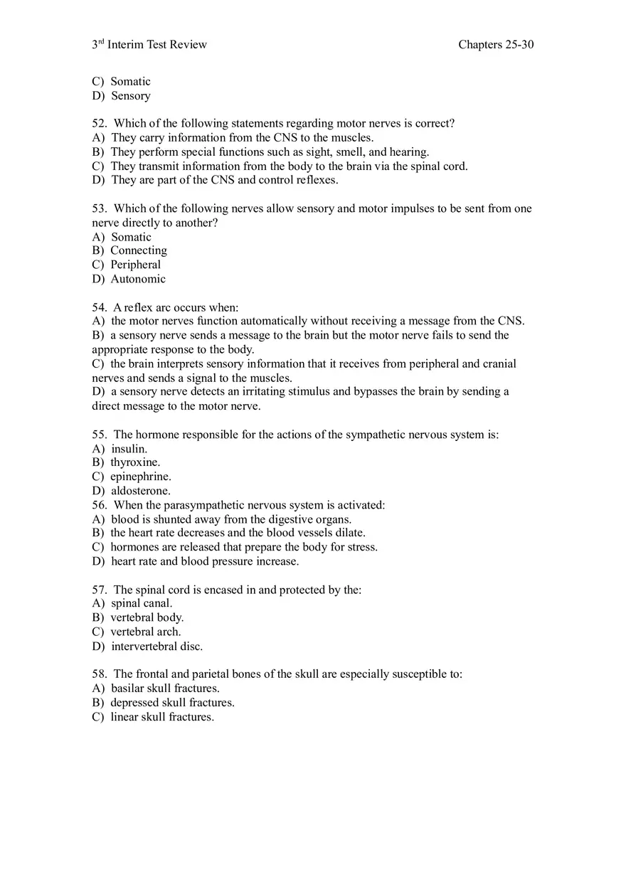 3rd Interim Test Review Chapters 25-30 - Page 19
