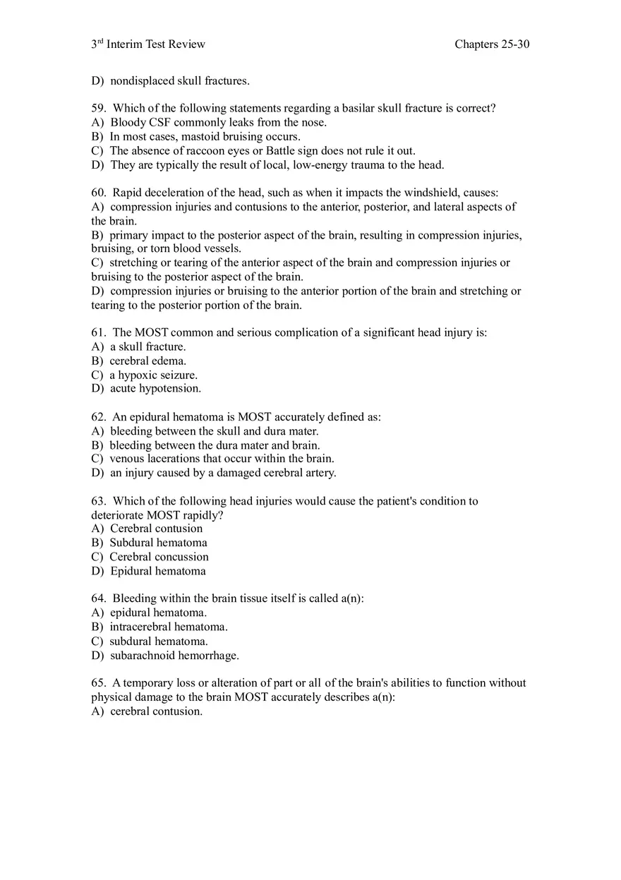 3rd Interim Test Review Chapters 25-30 - Page 20