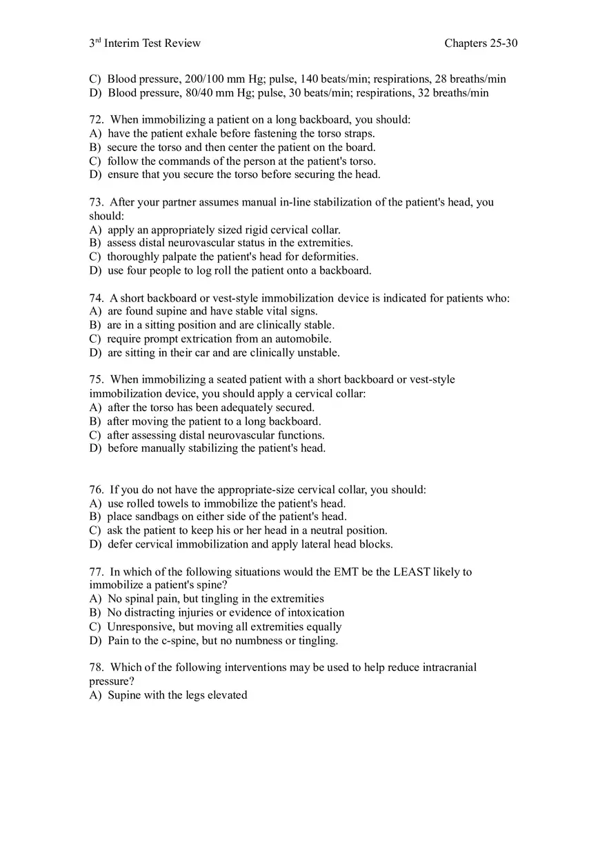 3rd Interim Test Review Chapters 25-30 - Page 4