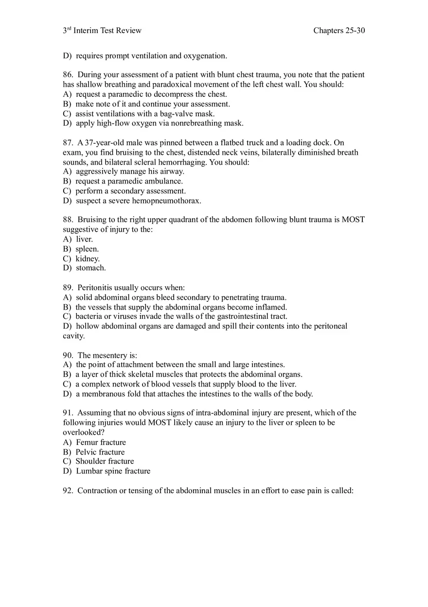 3rd Interim Test Review Chapters 25-30 - Page 6