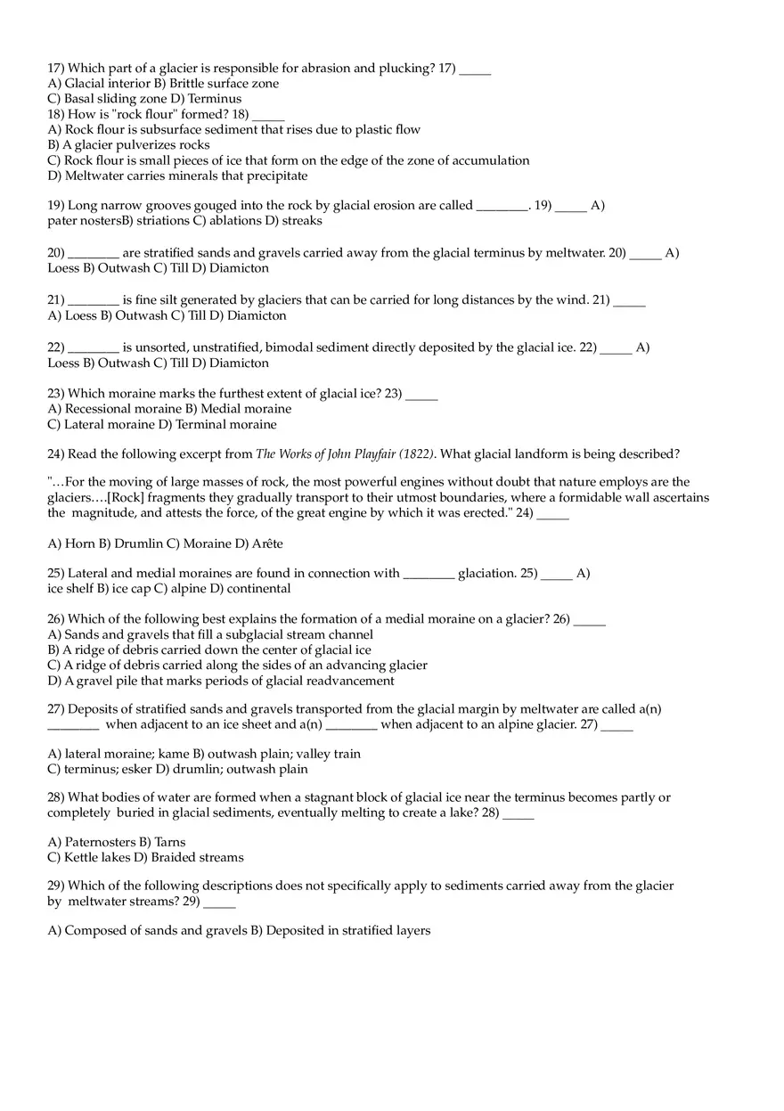 Geology Ch 18 Review Sheet - Page 2