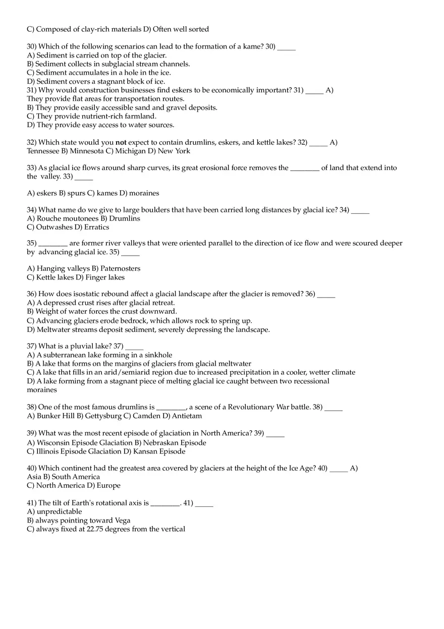 Geology Ch 18 Review Sheet - Page 3