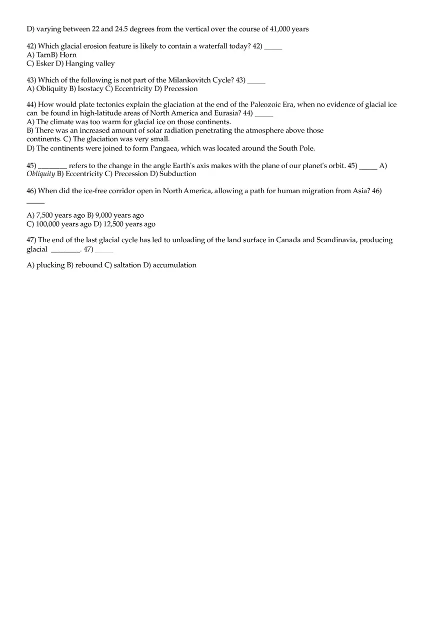 Geology Ch 18 Review Sheet - Page 4