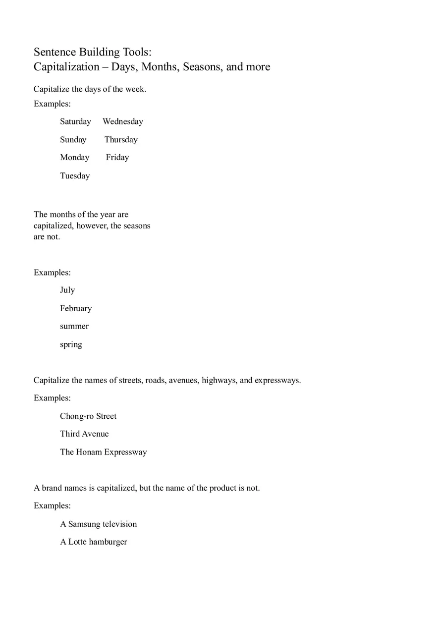 Sentence Building Pretest Ch1 - Page 14