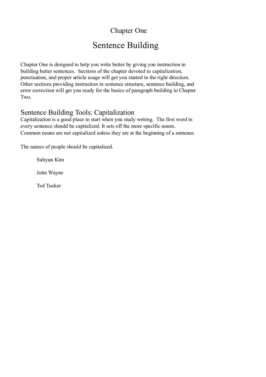 Sentence Building Pretest Ch1 - Page 2